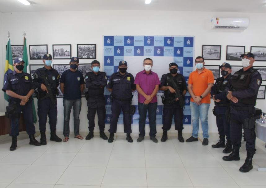 Jardim do Seridó recebe visita da Guarda Municipal de Natal. - Prefeitura Municipal de Jardim do Seridó - RN Jardim do Seridó recebe visita da Guarda Municipal de Natal. - Prefeitura Municipal de Jardim do Seridó - RN