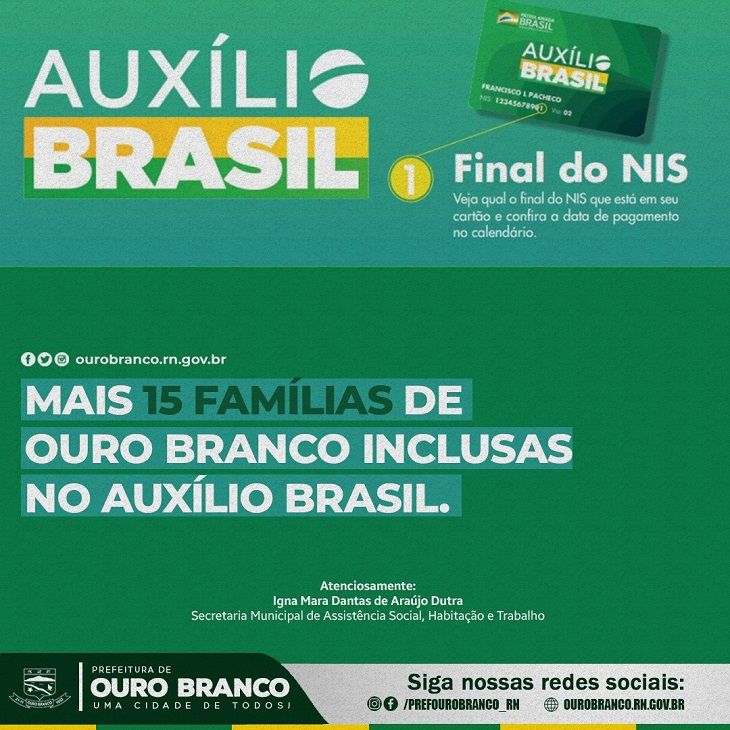 Assistência Social: Secretaria divulga lista de novos contemplados no