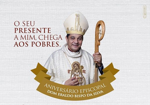 Dom Eraldo Bispo da Silva inicia campanha solidária em comemoração ao seu aniversário episcopal