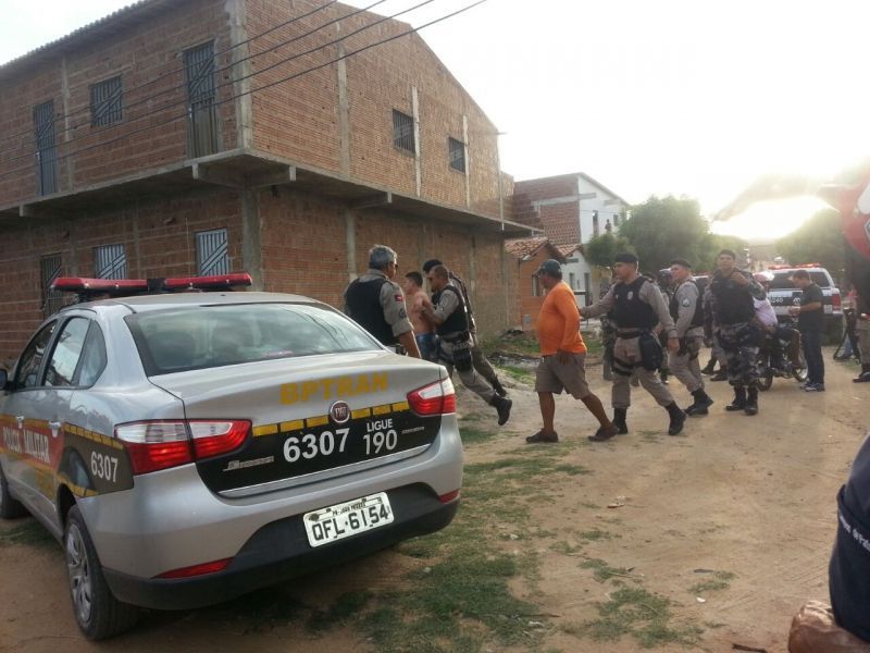 Polícia prende em flagrante acusado de tentativa de homicídio na tarde de hoje em Patos