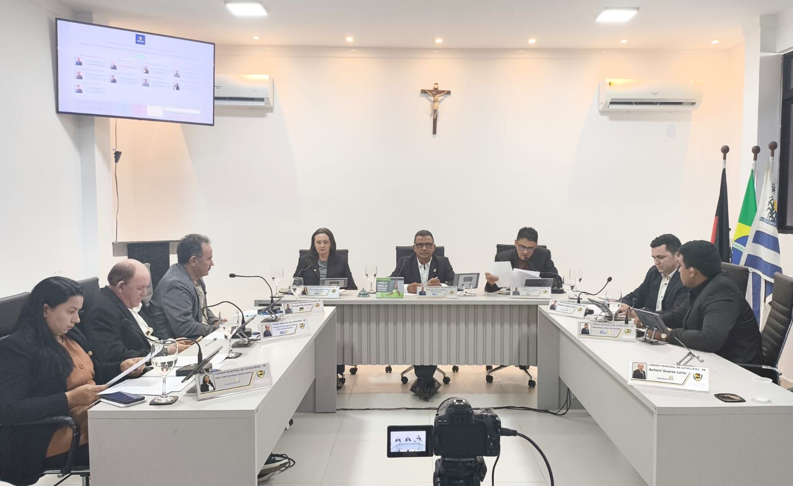 Vereadores de Catingueira concluem ano legislativo: ‘Foi muito produtivo, parabéns aos parlamentares’, diz Presidente Morais