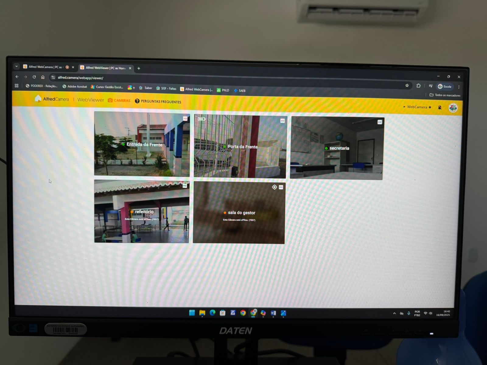Escola Estadual Prof. João Noberto em Santa Terezinha reforça segurança com instalações de câmeras; veja