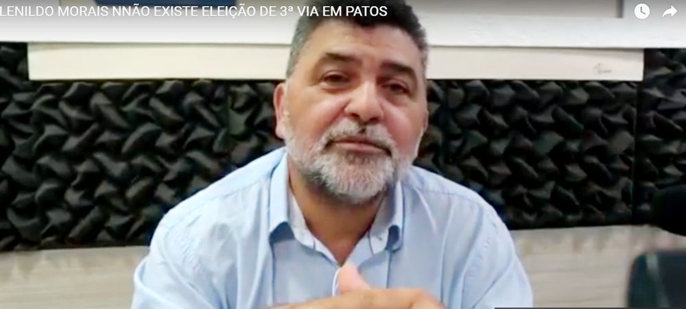 Lenildo descarta possibilidade de apoiar o candidato do governador em Patos
