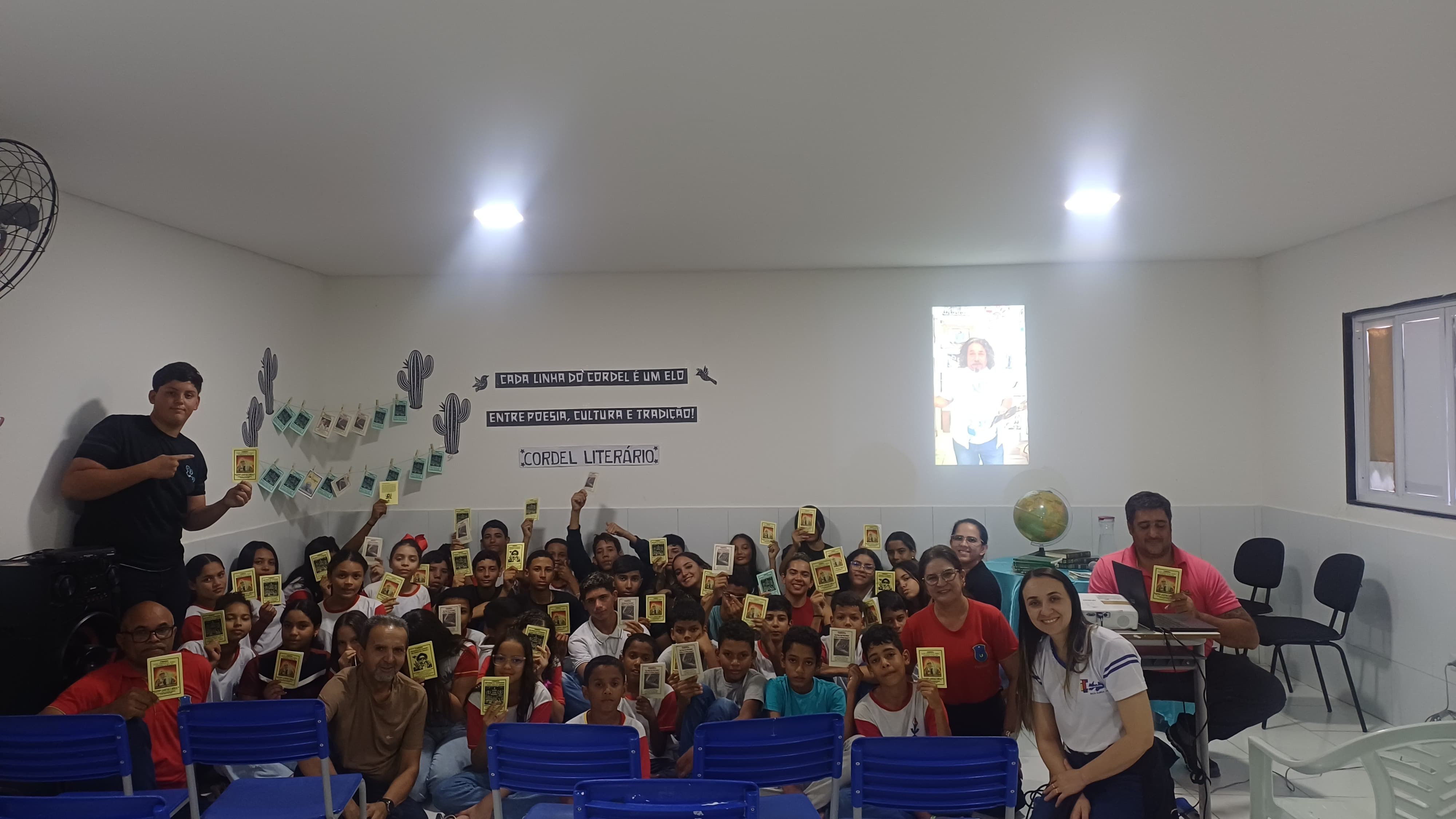 Projeto de Leitura em Nova Olinda - PB, conta a história do Distrito Manguenza