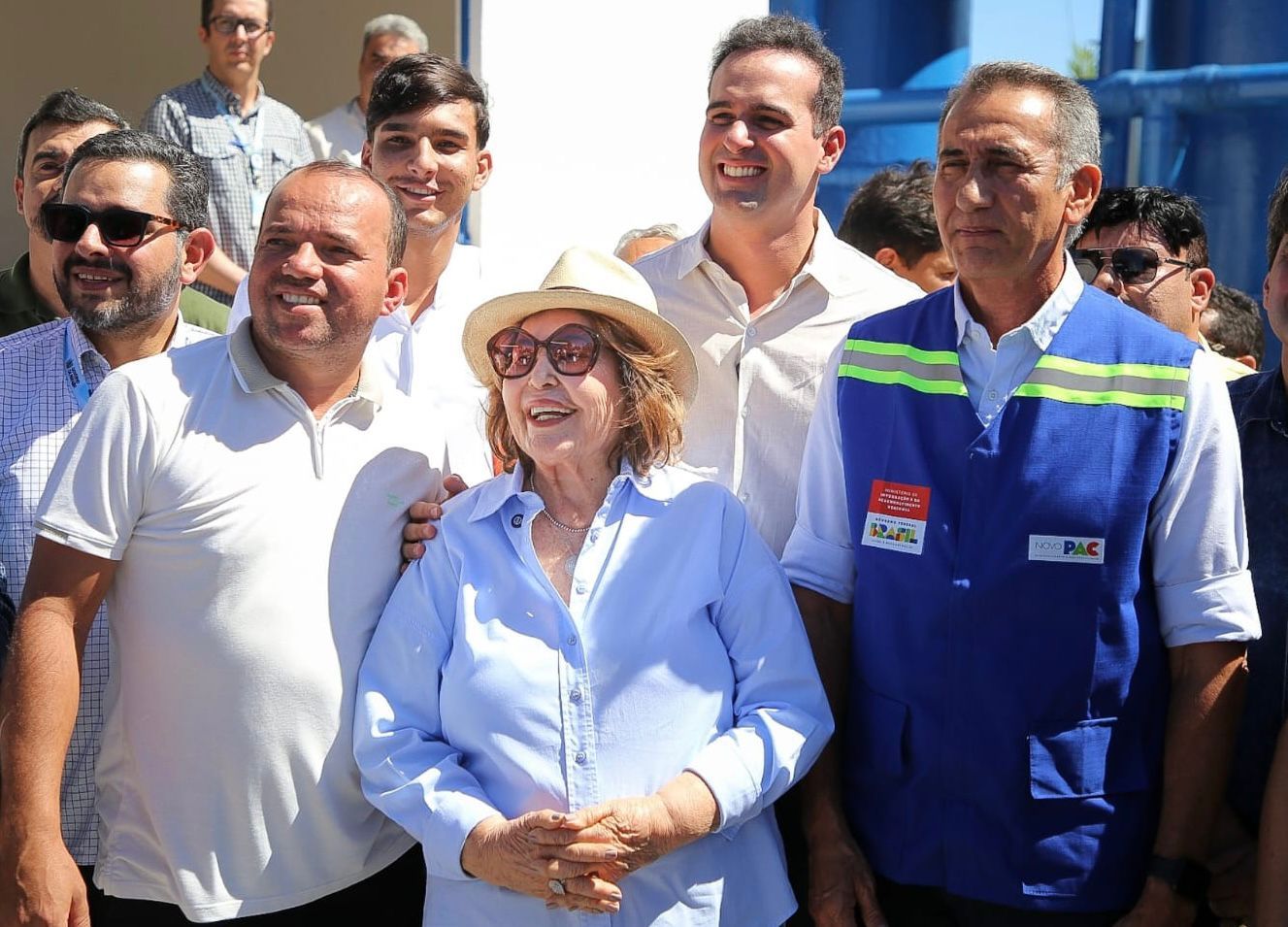 Adutora histórica leva esperança ao povo de Desterro: “Lutamos com fé e paciência”, celebra Francisca Motta