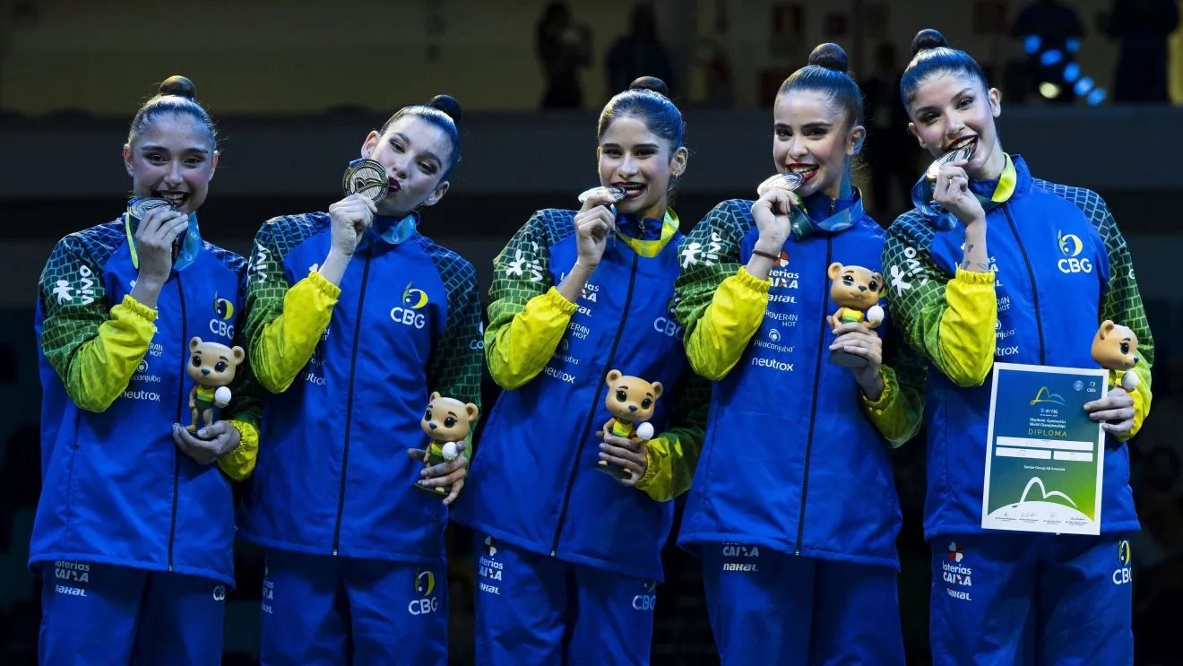 Ginástica Rítmica: Brasil é prata e conquista medalha inédita no Mundial
