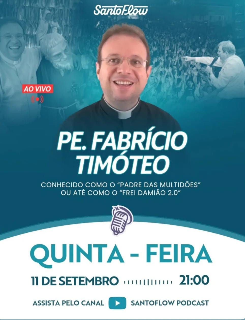 Padre Fabrício é o entrevistado do \