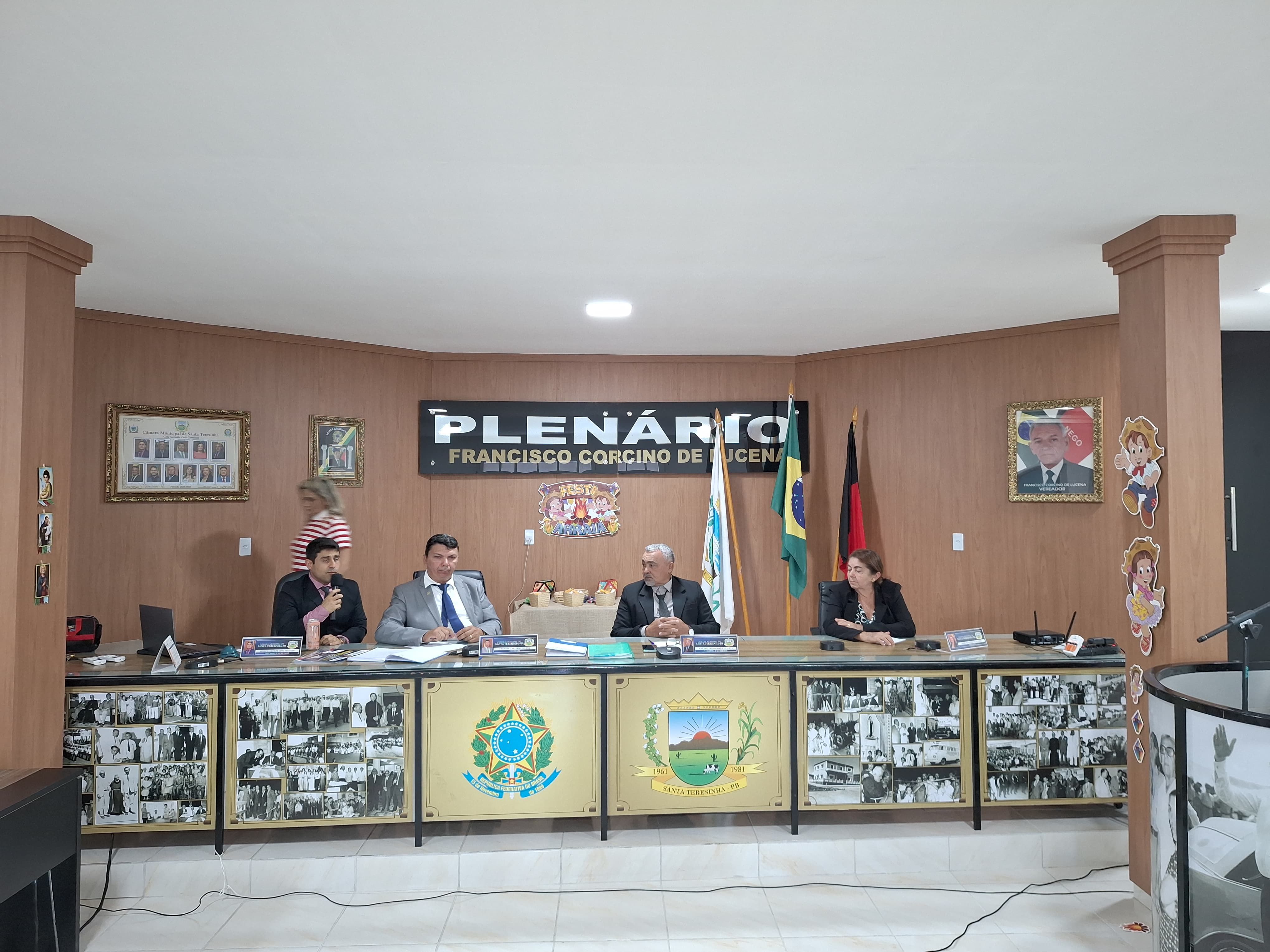 Vereadores de Santa Terezinha debatem demandas do município, saúde, educação e infraestrutura em mais uma Sessão Ordinária da Câmara Municipal; vídeo 