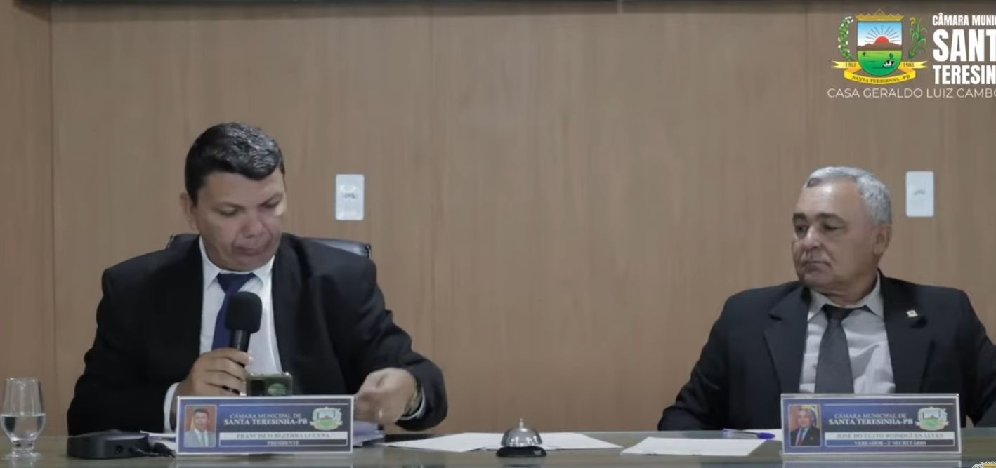 Sessão ordinária da Câmara de Santa Terezinha é marcada por debates e reivindicações, neste sábado (4); veja vídeo 