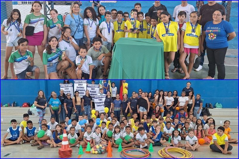 Alunos de escolas municipais de Santa Terezinha participam dos Jogos Escolares 2025