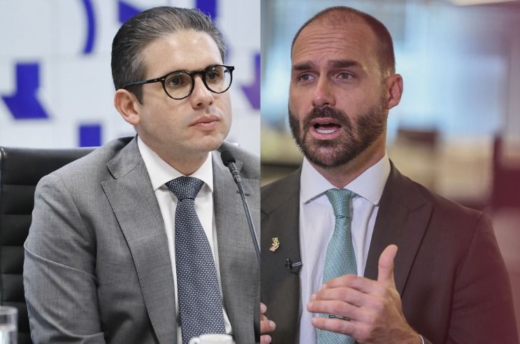 Atrito continua: Hugo Motta rejeita indicação de Eduardo Bolsonaro para liderança da minoria; veja