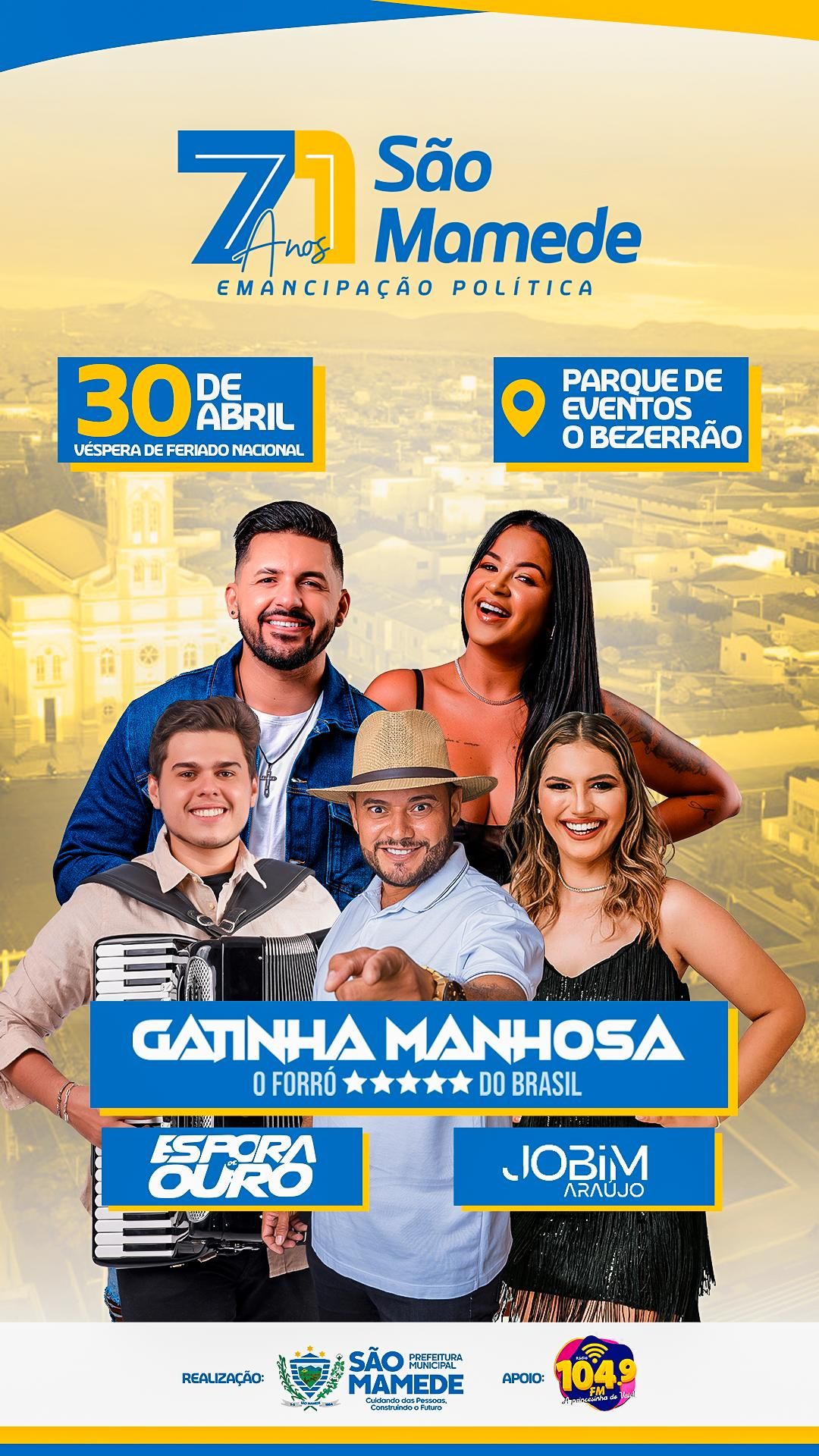 Festa de 71 Anos de Emancipação Política de São Mamede