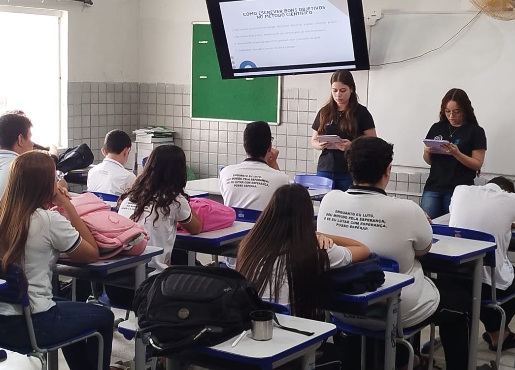 Estudantes da ECIT Nobel Vita da cidade de Coremas participam de projeto de iniciação científica