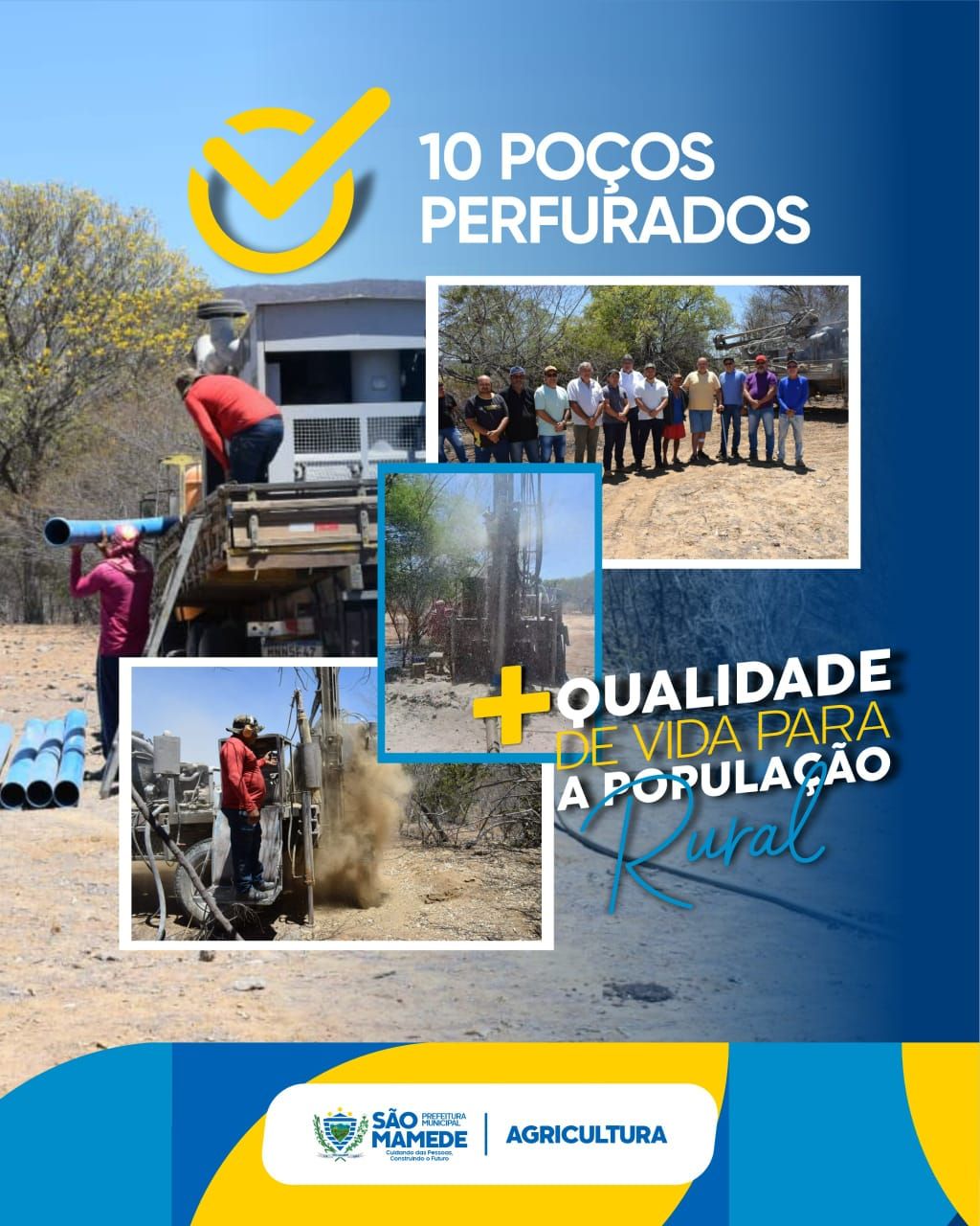 Água Para a Zona Rural: São Mamede Conclui 1ª Fase do Programa de Poços Artesianos