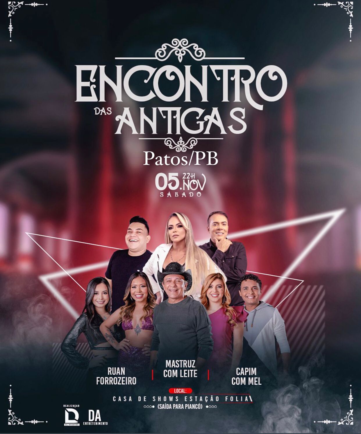 Em Patos: encontro de Forró das Antigas acontecerá neste sábado (5) e conta com a banda Mastruz com Leite, Capim com Mel e outros