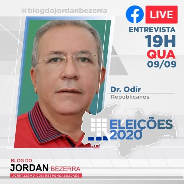 Prefeito de Catingueira, Dr. Odir, será 1º entrevistado da série de entrevistas do Blog do Jordan Bezerra