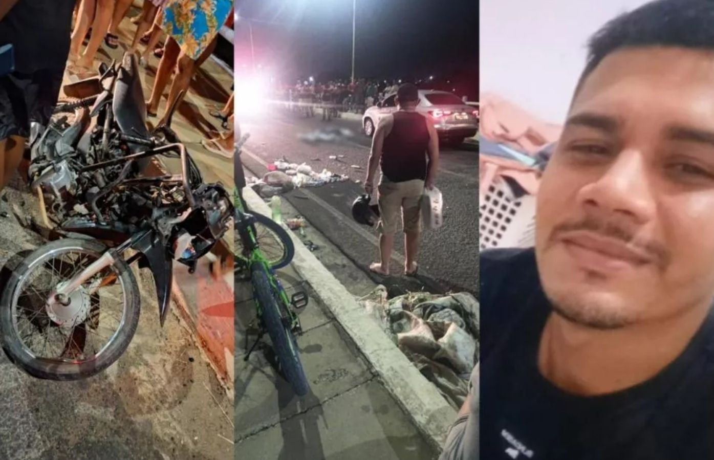 Motociclista morre após grave acidente na ponte do Juá Doce, em Patos