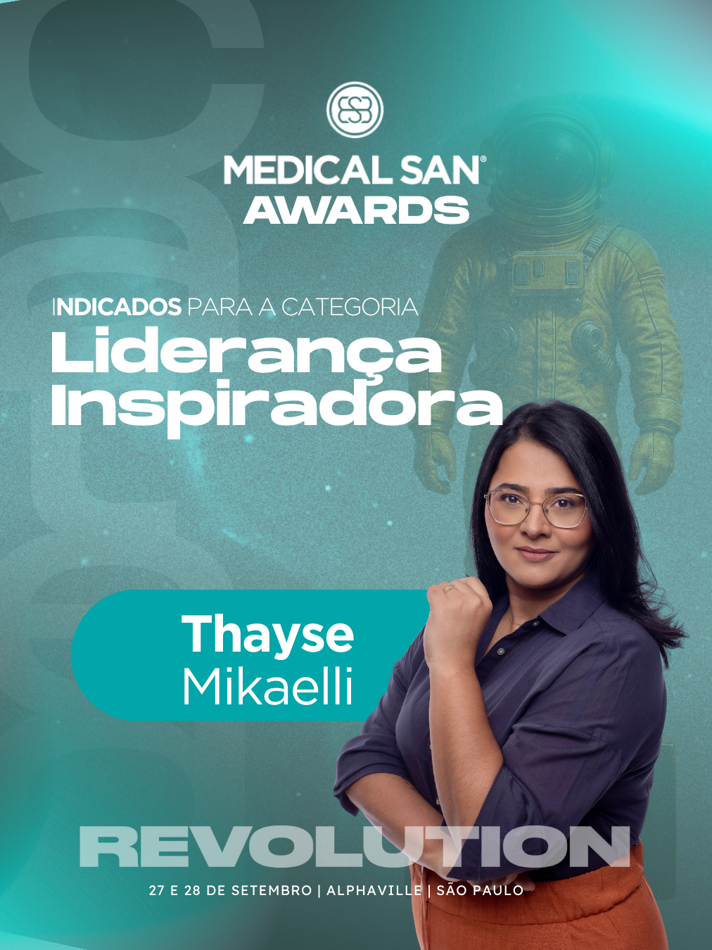Dra. Thayse Mikaelli representará a Paraíba no Revolution 2025 e disputa prêmio nacional de liderança inspiradora