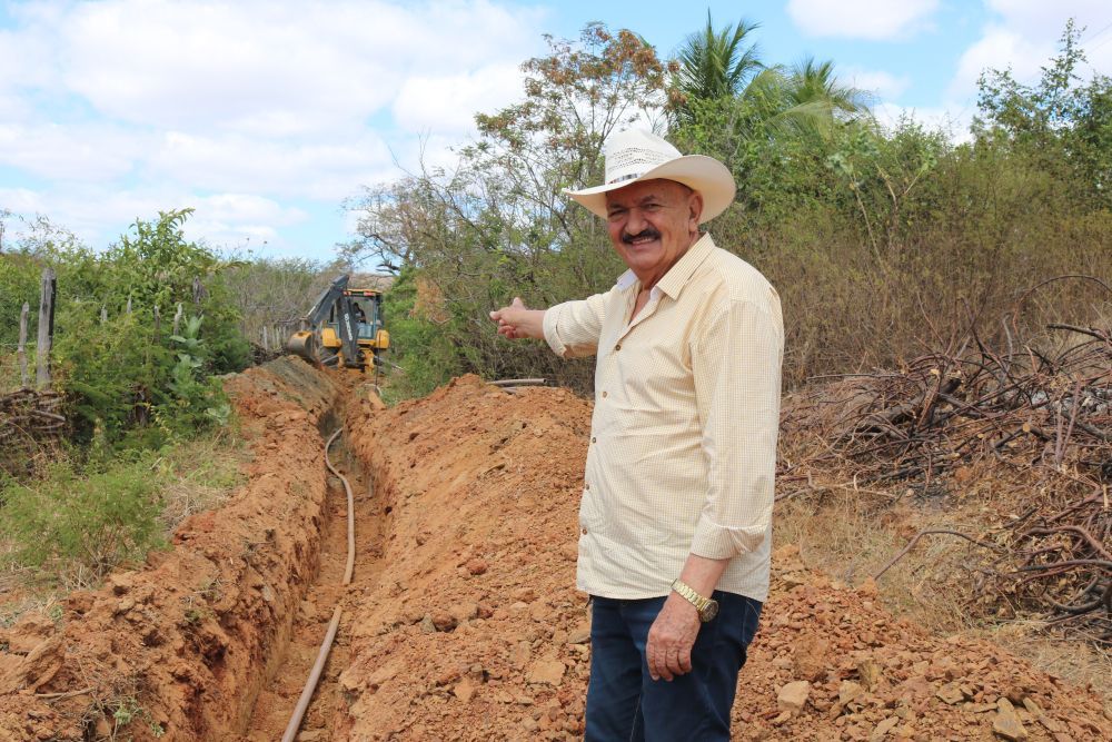Prefeito Vital leva infraestrutura para a zona rural de Boa Ventura com obras de abastecimento de água e iluminação pública