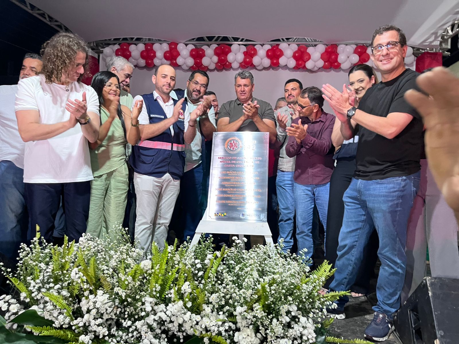 Veneziano Vital participa da inauguração da nova base do SAMU em Santa Cecília e anuncia novos investimentos para o município; veja vídeo 