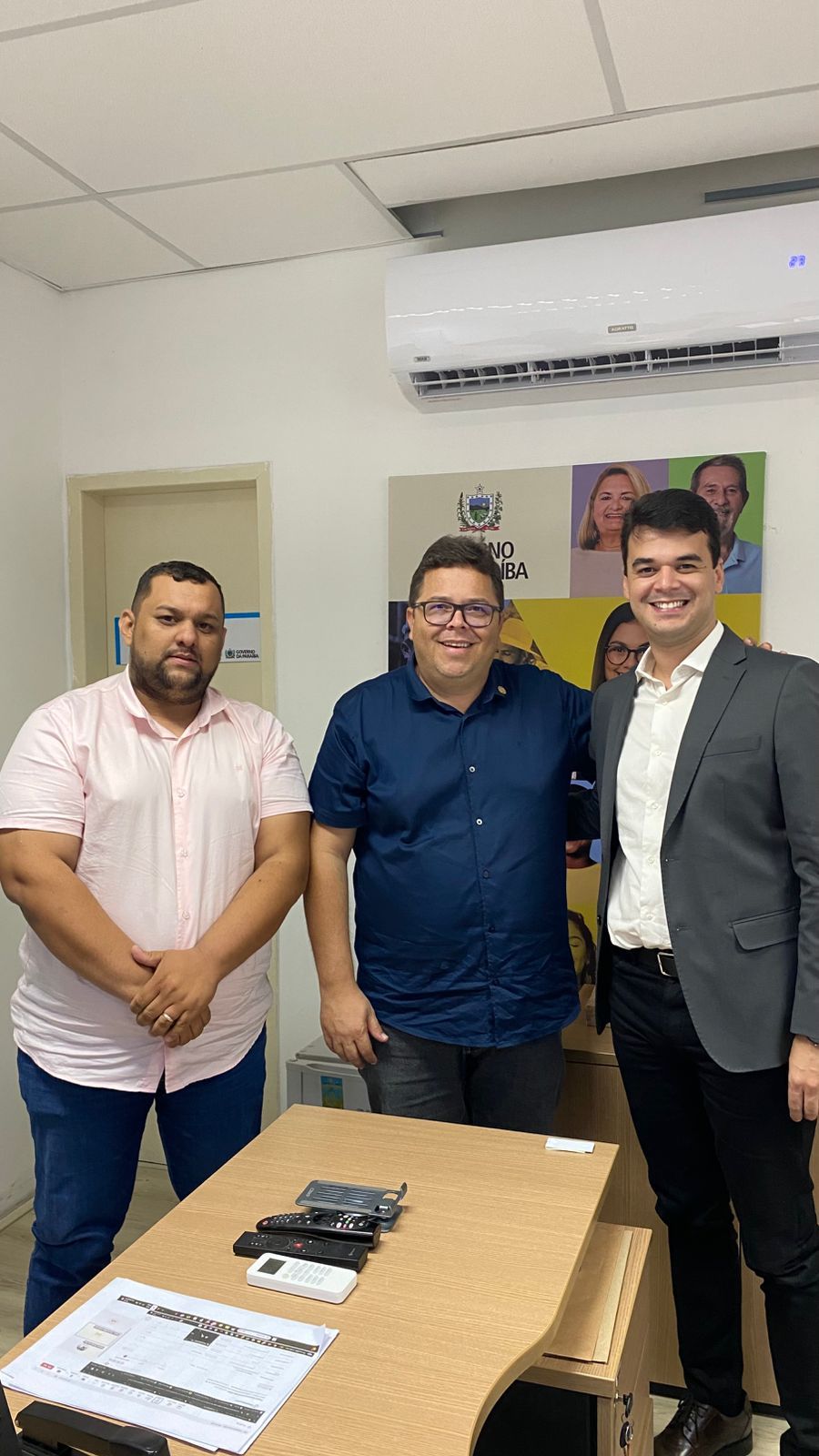 Prefeito Leandro Laia e Secretário de Saúde buscam avanços para a saúde de Matureia-PB