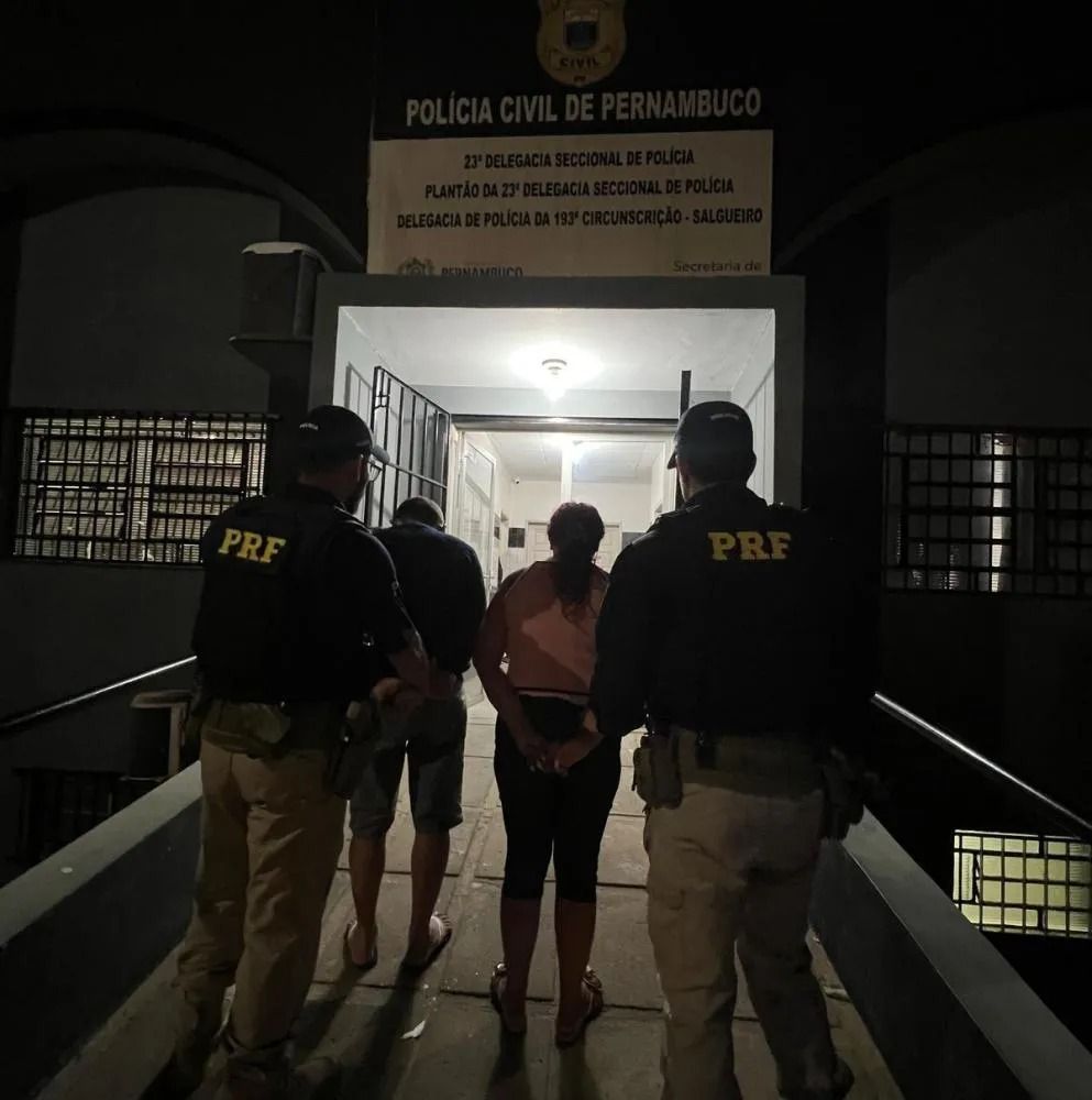 Casal de estelionatários é preso pela Civil com apoio da PRF