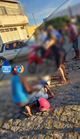 Acidente envolvendo carro e moto é registrado em Piancó; Veja imagens