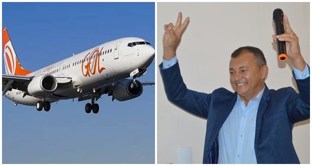  Prefeito de Catingueira, Suélio, fala ao Blog sobre susto após avião ter colidido com pássaros e ter que fazer um pouso de emergência; veja 