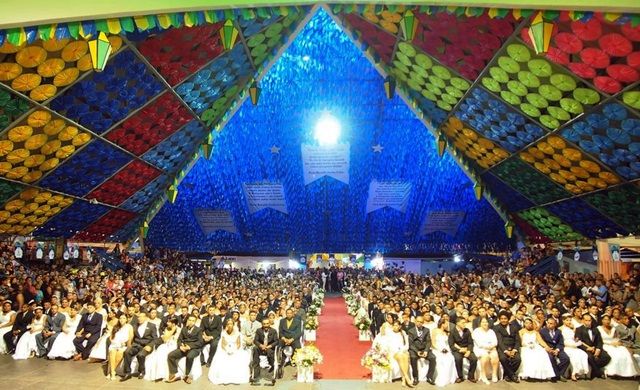 Participantes do Casamento Coletivo se reúnem neste domingo para ensaio no Parque do Povo