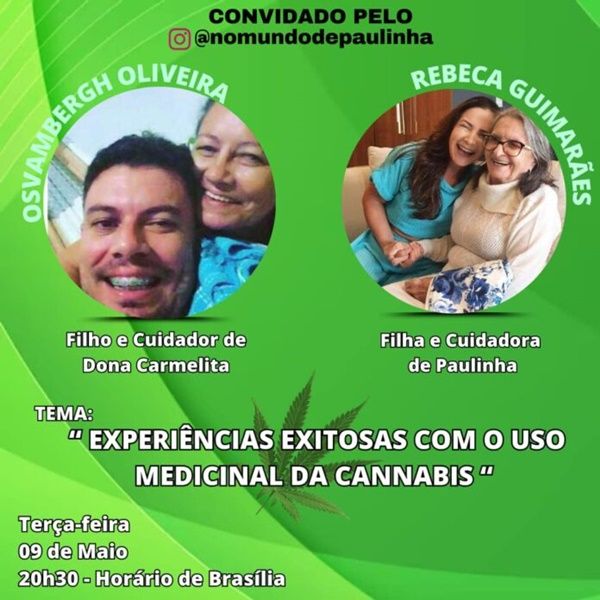 Servidor Público de Santa Terezinha vai participar de live para falar sobre uso de Cannabis em tratamentos de saúde