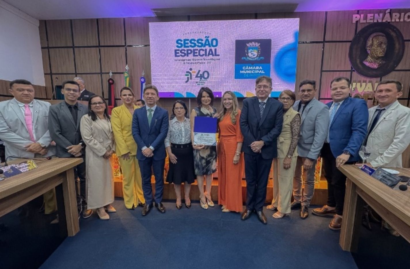 Sessão Especial: CMP homenageia TRT-PB pelos 40 anos de instalação no estado