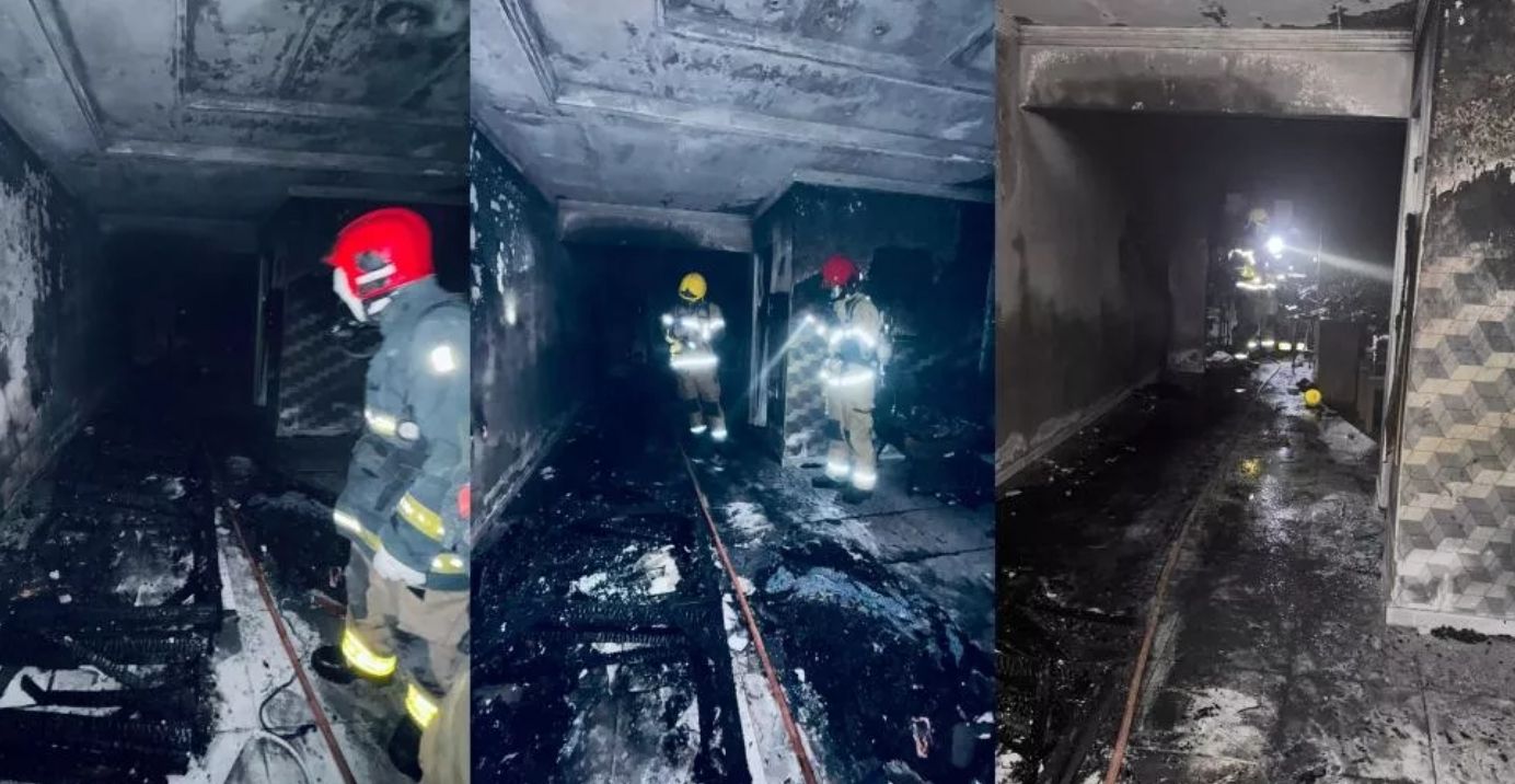 Incêndio em residência deixa 4 pessoas feridas e mobiliza bombeiros e SAMU no bairro Santa Clara, em Patos