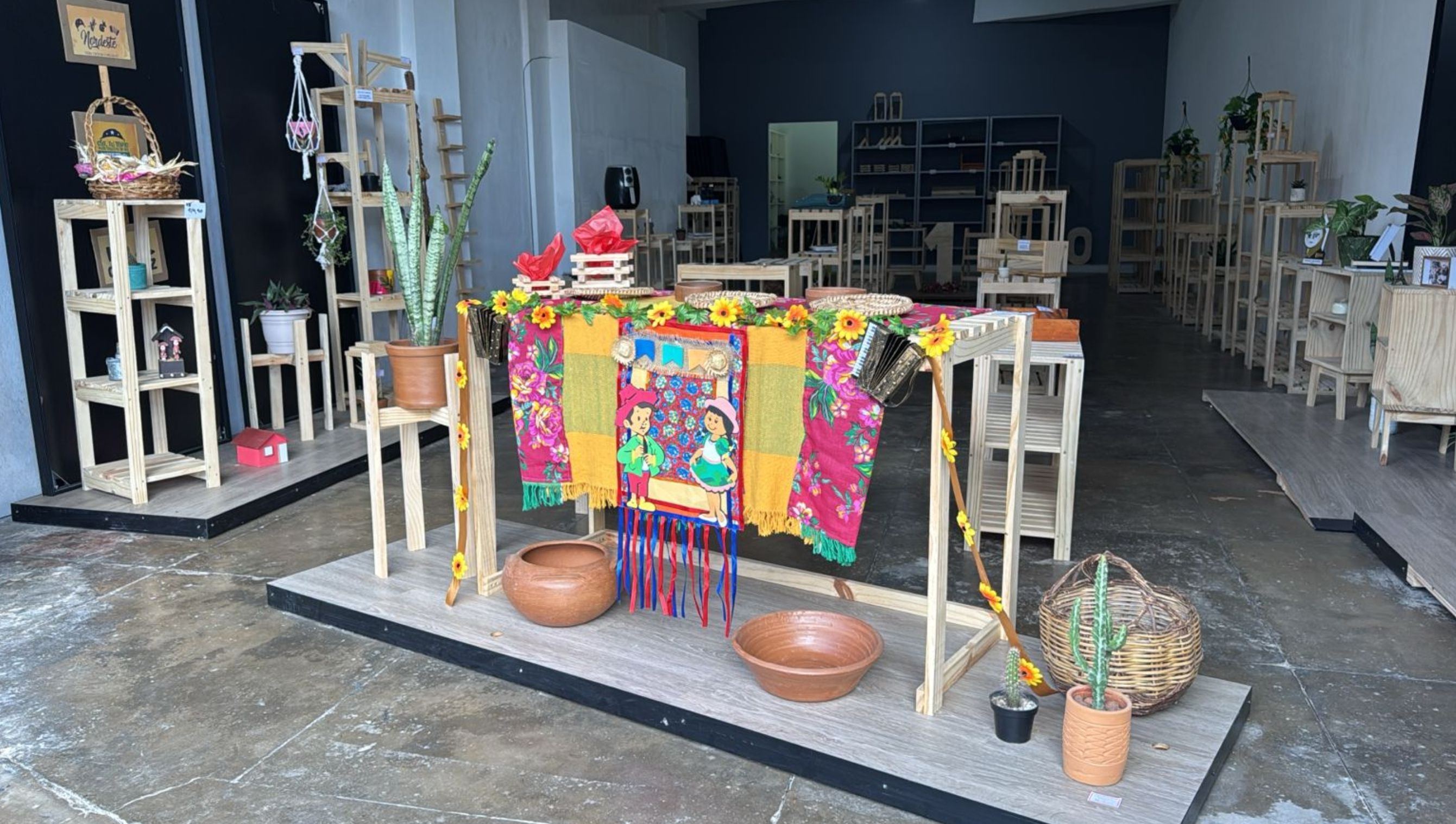 Faça sua decoração junina com a Camponaria, em Patos; Loja física na rua Dom Pedro II, no centro