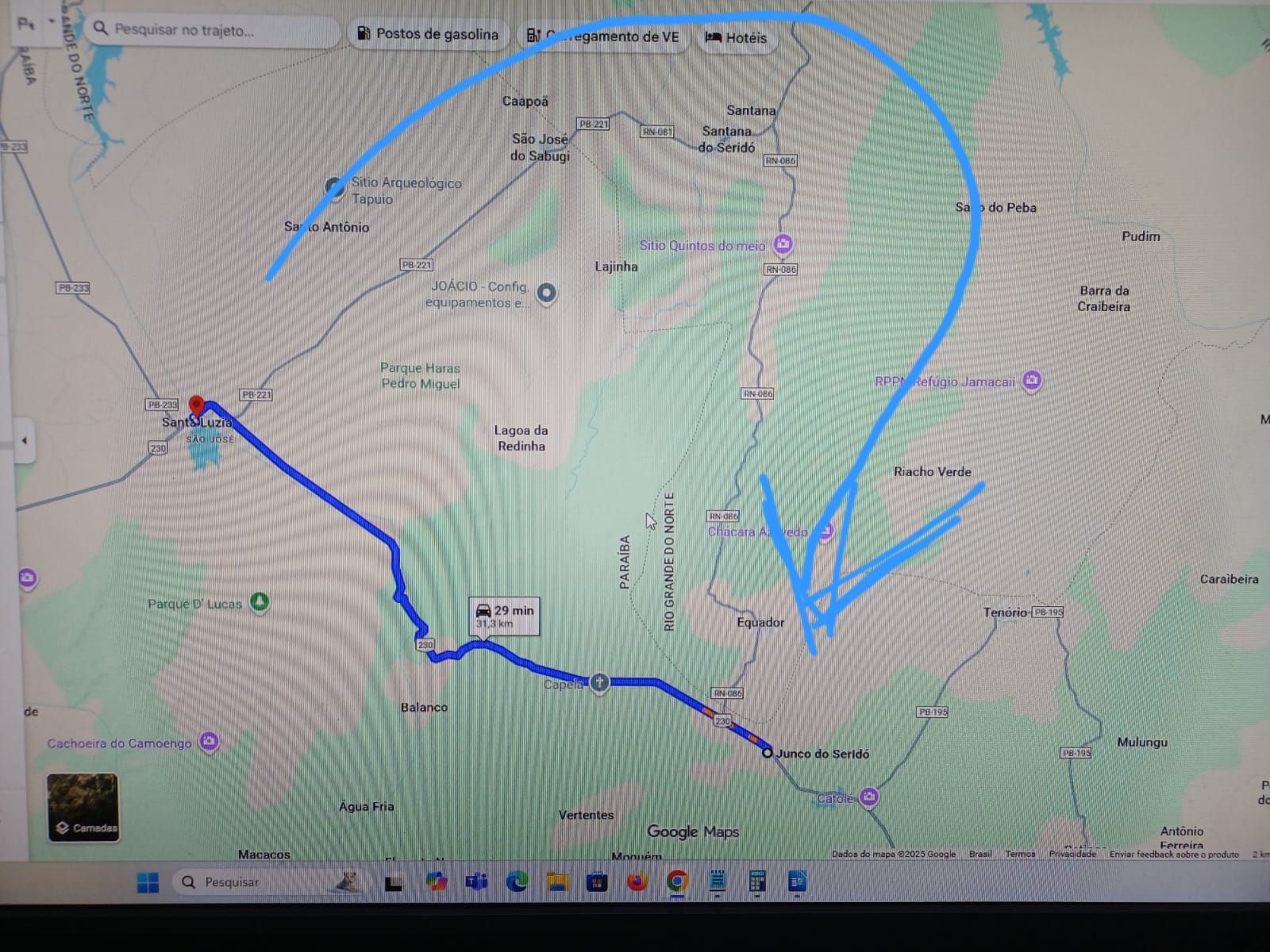  Interdição total da Serra de Santa Luzia (BR-230/PB) devido a derramamento de combustível