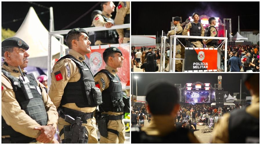 Polícia Militar assegura segurança e tranquilidade durante o Patos Moto Fest