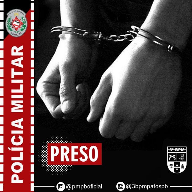 Polícia Militar prende idoso de 62 anos por estupro de vulnerável, em Maturéia-PB