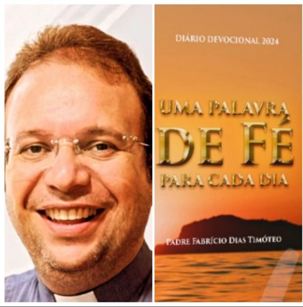 Padre Fabrício confirma lançamento de Diário Devocional nas cidades de João Pessoa (22/04) e em Patos (24/04)