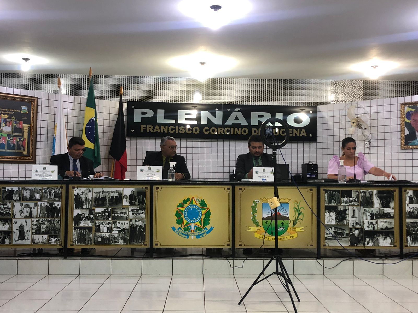 Debates acalorados  marcam sessão ordinária da Câmara Municipal de Santa Terezinha nesta sexta-feira (21);veja