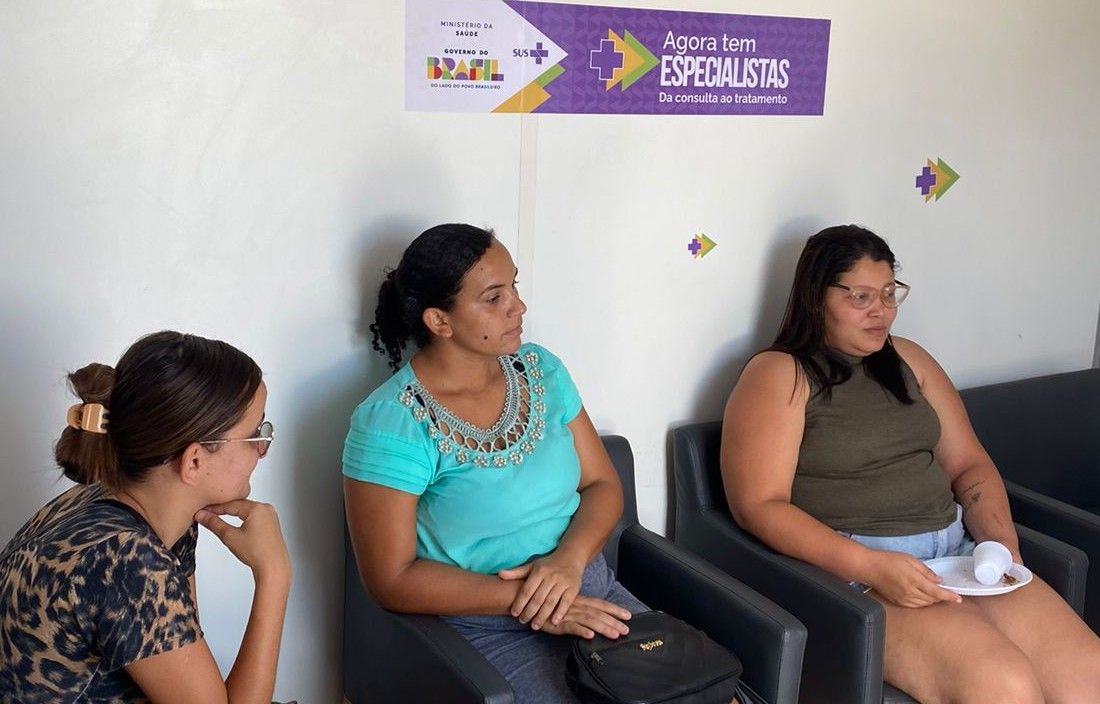 Mulheres do município de Santa Terezinha são atendidas na Carreta do Programa Agora Tem Especialistas
