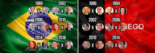 Relembre como foram as disputas de segundo turno para Governador da Paraíba e Presidente