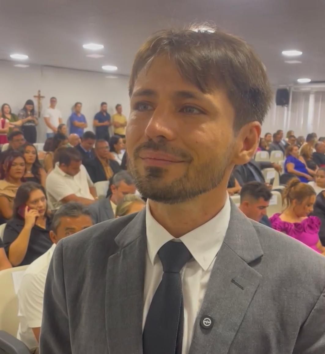 Heitor Campos, prefeito eleito de Cacimba de Areia, é diplomado e destaca parcerias para sua gestão; vídeo