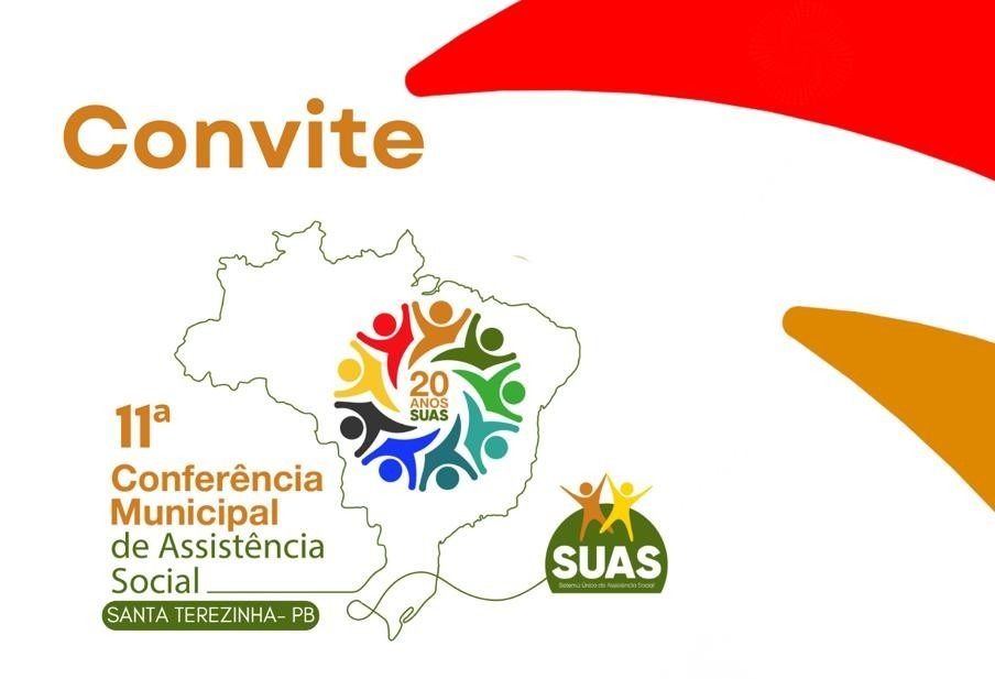 Participe da 11ª Conferência Municipal de Assistência Social de Santa Terezinha