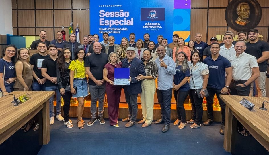 CMP promove Sessão Especial em alusão ao dia do profissional de Educação Física e homenageia, também, a AQJP