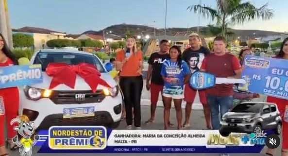 Moradora de Malta ganha carro e PIX de R$ 10 mil no Nordestão de Prêmios, mas até agora não recebeu prêmios e busca ajuda para resolver problema; Veja
