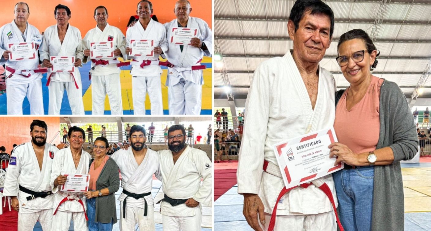 Mestre de Patos, professor Vital Lins, recebe homenagem histórica em evento nacional de judô realizado em João Pessoa