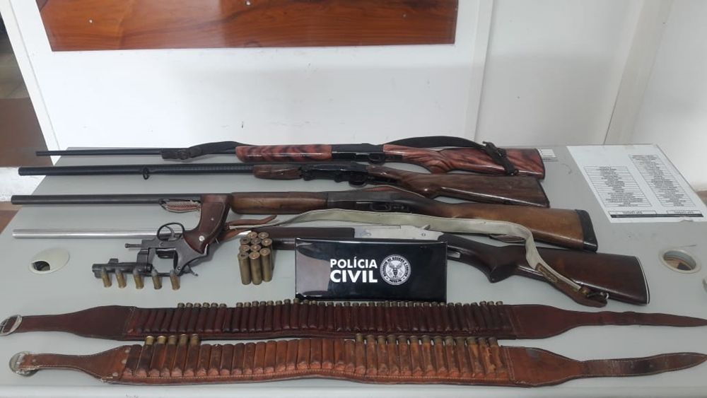 Polícia Civil apreende armas na Zona Rural de São José de Espinharas