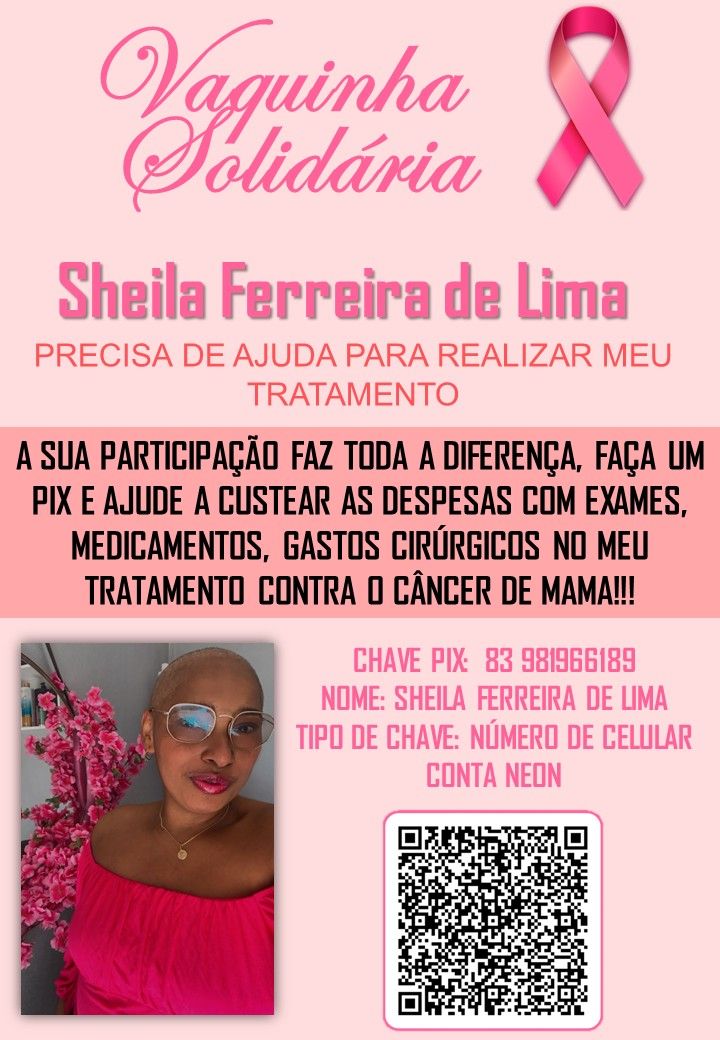 Moradora de Santa Terezinha faz campanha solidária para custear tratamento contra o câncer de mama