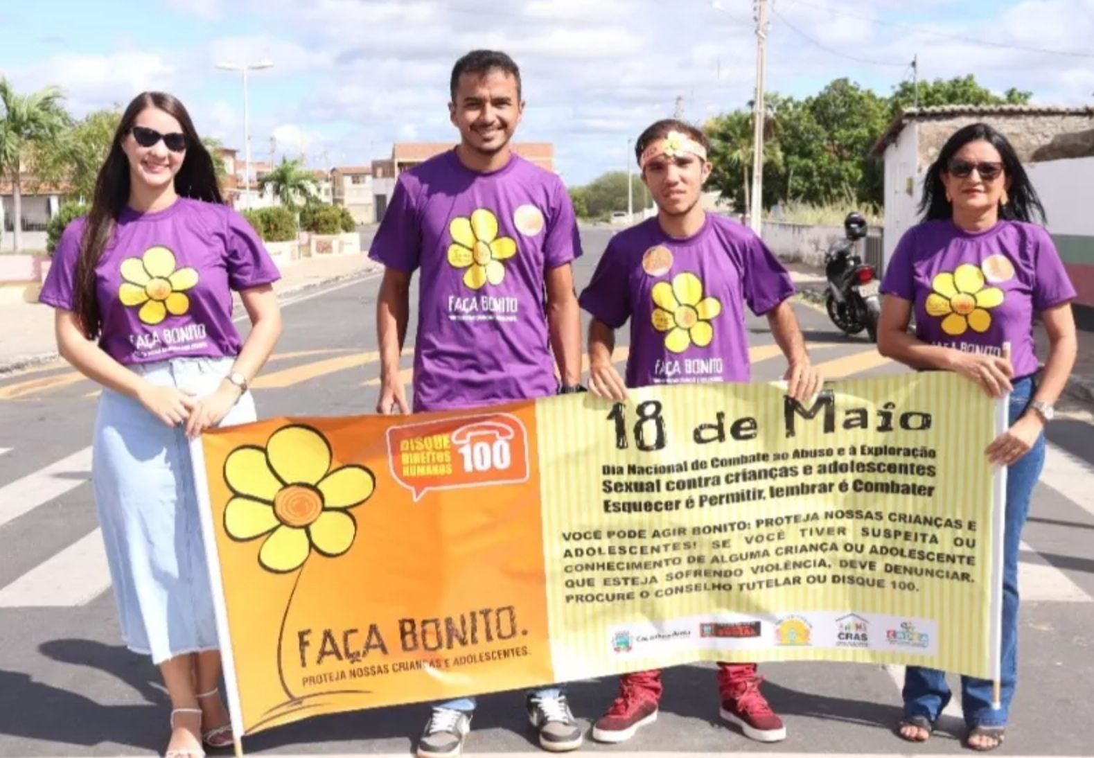 Cacimba de Areia realiza mobilização na Luta contra o Abuso Sexual de Crianças e Adolescentes