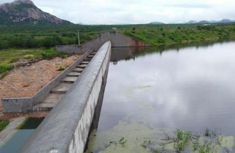Barragem da Farinha em Patos ultrapassa os 30% de sua capacidade hídrica com as chuvas 