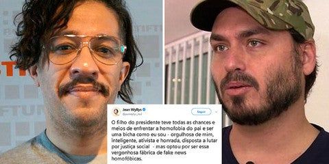 POLÊMICA: JEAN WYLLYS SUGERE QUE CARLOS BOLSONARO SAIA DO ARMÁRIO!